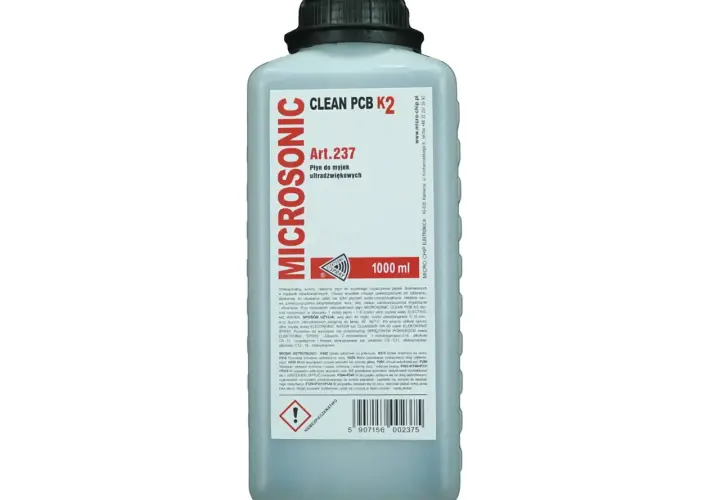 Butelka płynu do myjki ultradźwiękowej Microsonic Clean PCB K2.