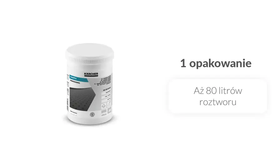 Jaki proszek do odkurzacza piorącego Karcher zapewni najlepsze efekty czyszczenia?